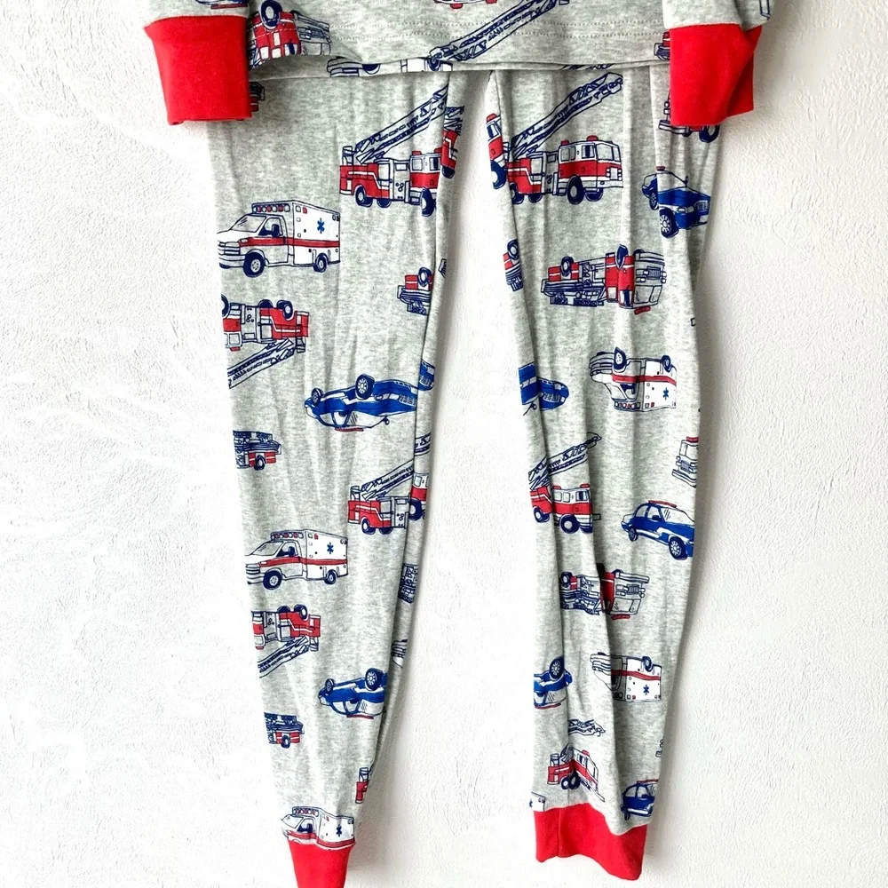 NWOT Carter's Fireman, Police Car & Ambulance Pajama Set Size 8